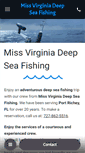 Mobile Screenshot of missvirginiadeepseafishing.com